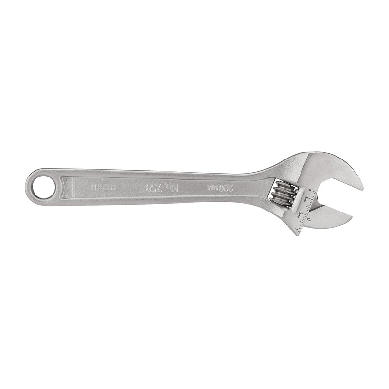  [AUSTRALIA] - RIDGID 86907 758 Adjustable Wrench, 8-inch Adjustable Wrench for Metric and SAE