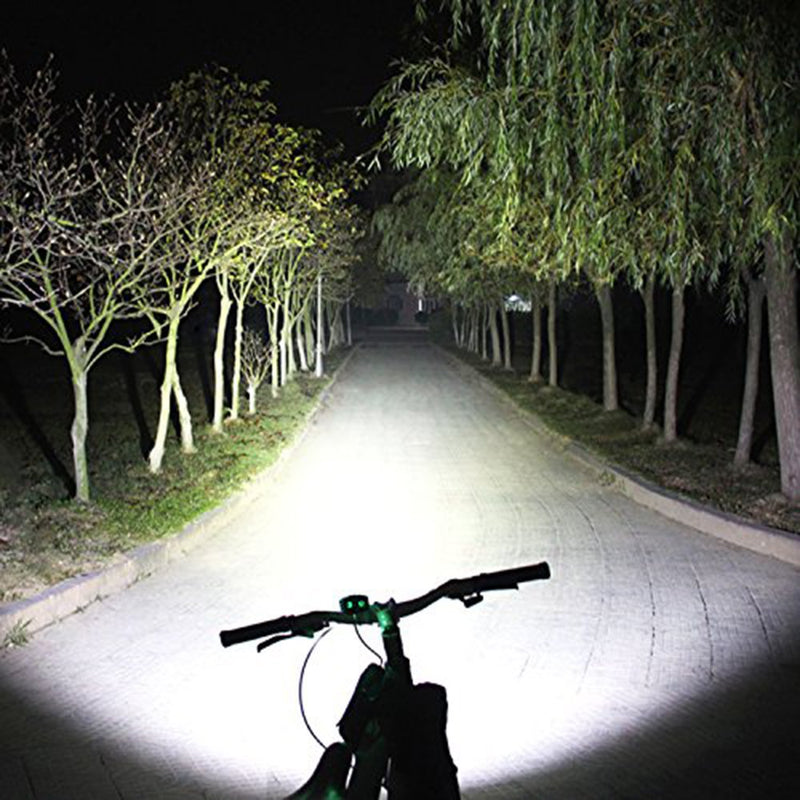 TANSOREN 4000 Lumens Bright Waterproof Bike Headlight with LED Light - LeoForward Australia