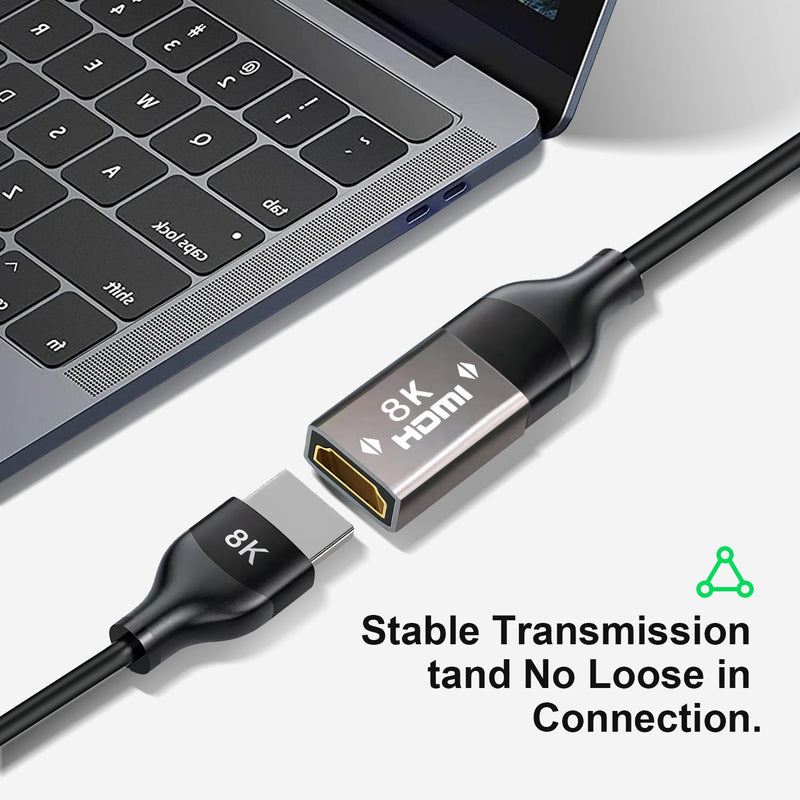  [AUSTRALIA] - WYTUDTE HDMI Coupler 9 Pack, 90 Degree and 270 Degree Gold Plated Adapter, Right Angle HDMI Male to Female Vertical Adapter HDMI L Shape Extender, Supports 8K@60Hz，4K@120Hz, for HDTV, Xbox, PS5 HDMI Adapter-9 Pack