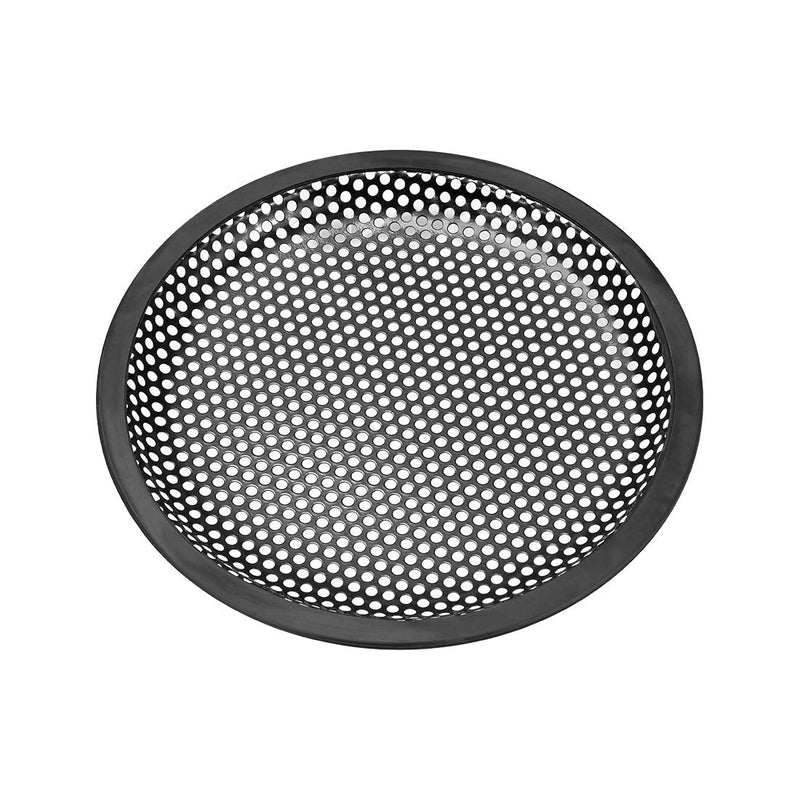  [AUSTRALIA] - uxcell 8" Speaker Waffle Grill Metal Mesh Subwoofer Guard Protector Cover with Clips,Screws