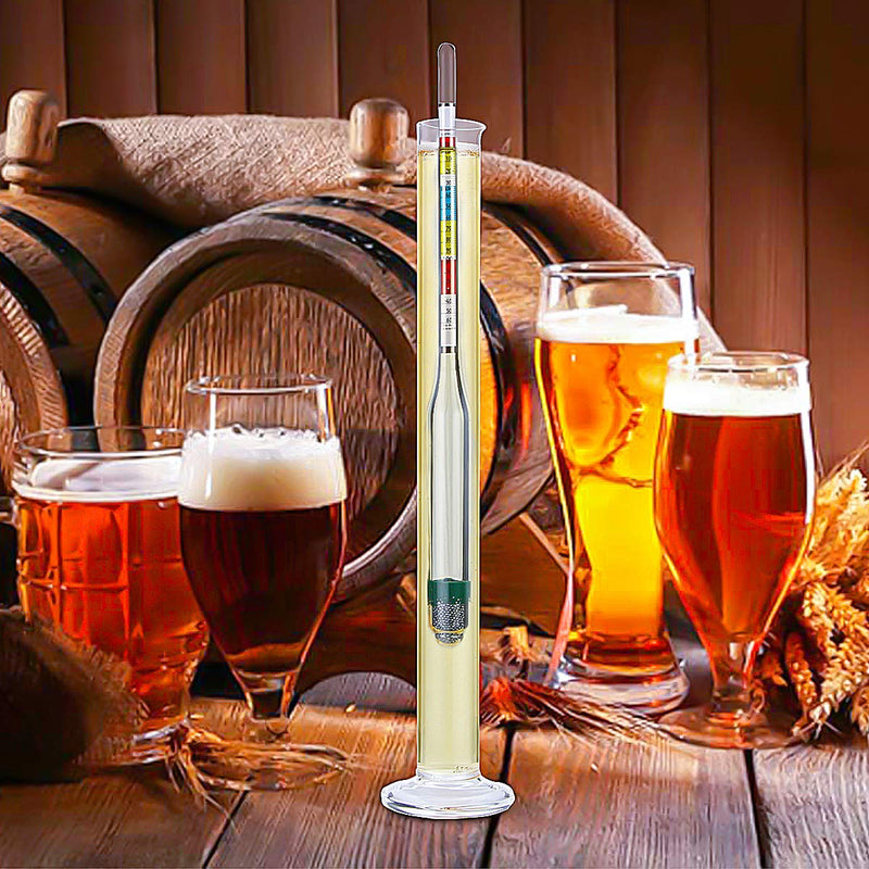 Circrane Triple Scale Hydrometer, Alcohol Hydrometer for Brew Beer, Wine, Mead and Kombucha, ABV, Brix and Gravity Test Kit, Home Brewing Supplies - LeoForward Australia