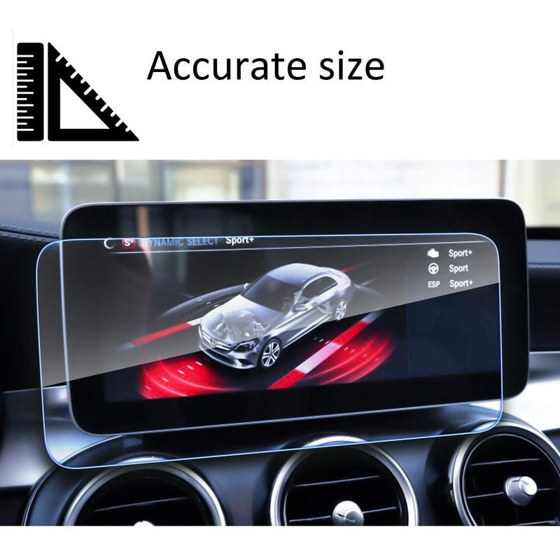 Screen Protector Compatible with 2019 2020 Mercedes Benz C/GLC 10.25inch Touch Screen,Flyingchan,Anti Glare Scratch,Shock-resistant, Navigation Protection Accessories Premium Tempered Glass (W205,V253 - LeoForward Australia