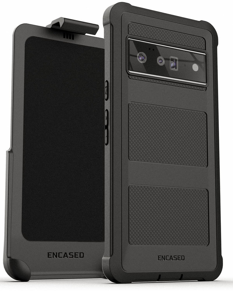  [AUSTRALIA] - Encased Falcon Armor for Pixel 6 PRO Case with Belt Clip Holster - Full Body Shockproof Cover, 10FT+ Drop Protection (2021 Google Pixel 6Pro)