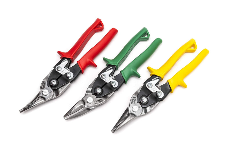  [AUSTRALIA] - Crescent Wiss 9-3/4" MetalMaster® Compound Action Straight and Right Cut Aviation Snips - M2R, Multi, One Size