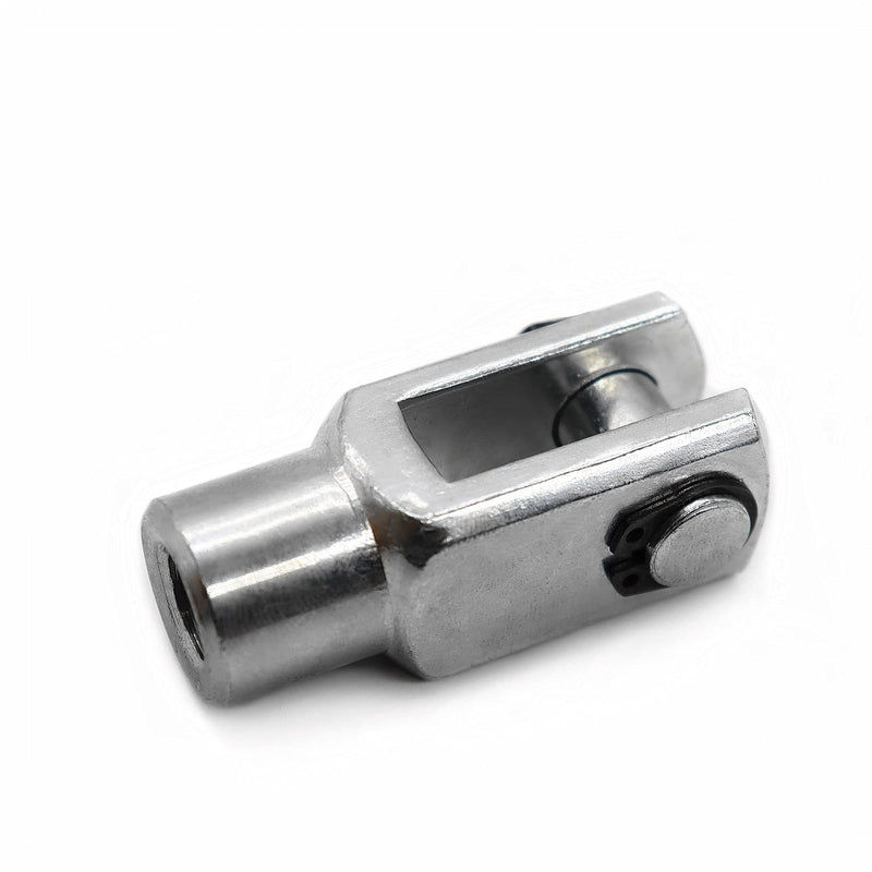  [AUSTRALIA] - 2PCS M16 16mm/0.63" Female Thread Y Joint for SC 50mm/1.97" or 63mm/2.48" Bore Air Cylinder M16×1.5