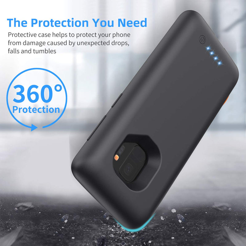  [AUSTRALIA] - Battery Case for Samsung Galaxy S9,[6000mAh] Portable Charging Case External Battery Pack for Samsung Galaxy S9 Rechargeable Charger Case Backup Power Bank(5.8 inch)