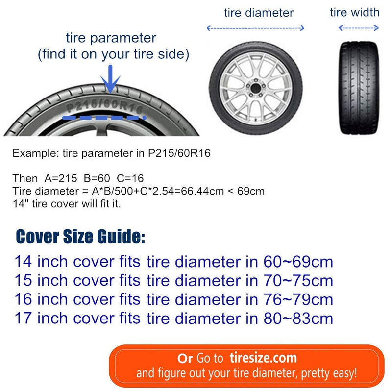  [AUSTRALIA] - Spare Tire Cover 17 inch American Flag White Waterproof Universal Wheel Tire Covers for RV Jeep Trailer Honda CRV Toyota RAV4 SUV Camper (17" for diameter 31"-33") 17" for diameter 31"-33"