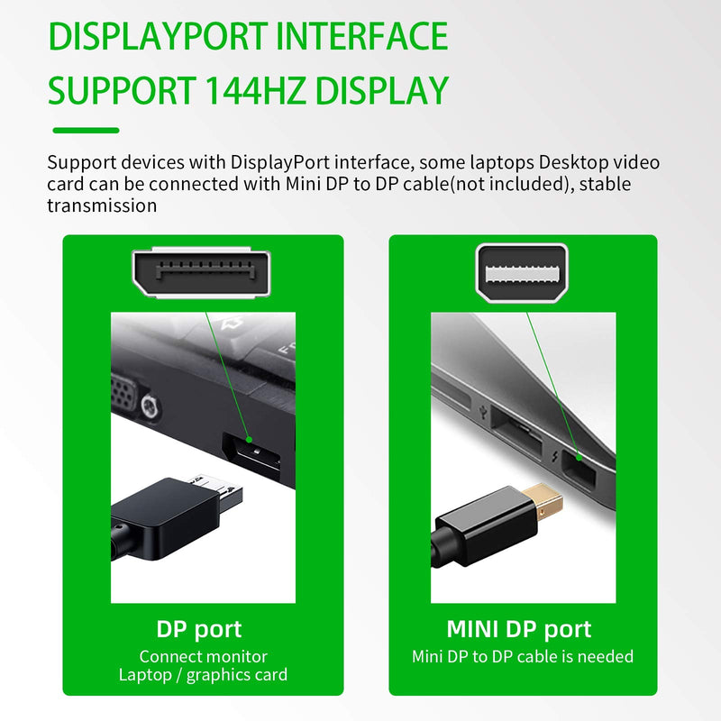  [AUSTRALIA] - DisplayPort 1.4 Splitter Switch 8K@60Hz, BolAAzuL 2-Port Display Port Switcher 2 in 1 Out/DP Splitter 1 in 2 Out for Dual Monitors, 4K@120Hz 2K@144Hz Bi-Directional DP 1.4 Switch Box for Host PC DP Switch Only