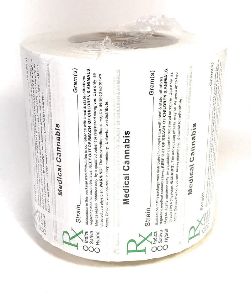 ROYPACK Medical Rx Labels Generic 1,000 per Roll Government Warning Safety Sticker All States Compliant Identification - LeoForward Australia