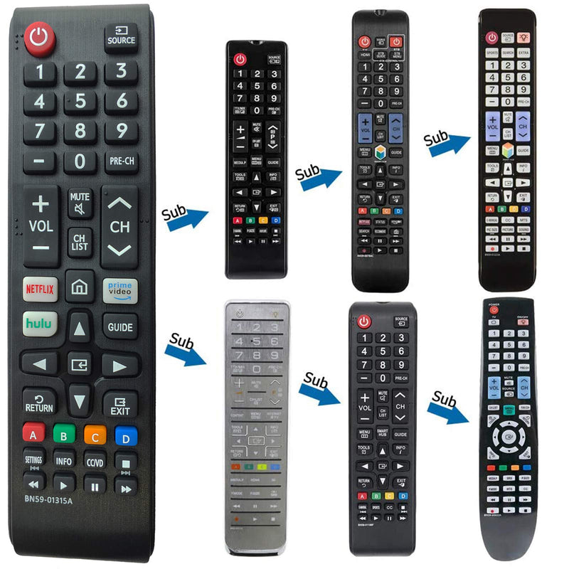  [AUSTRALIA] - Newest Universal Remote Control for All Samsung TV Remote Compatible All Samsung LCD LED HDTV 3D Smart TVs Models