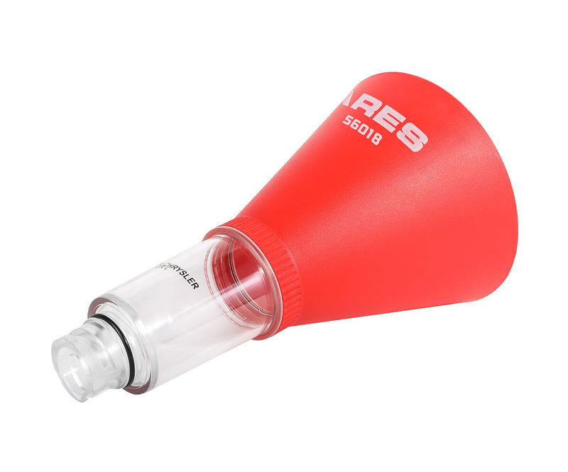  [AUSTRALIA] - ARES 56018 - Oil Funnel - Compatible with Chrysler Vehicles - Spill-Free Oil Filling - Easy to Use 1-Person Design - Fits Multiple Applications
