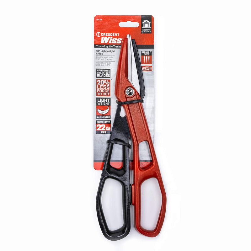  [AUSTRALIA] - Crescent Wiss 12" Lightweight Aluminum Tinner Snips - WAL13S, multi, one size