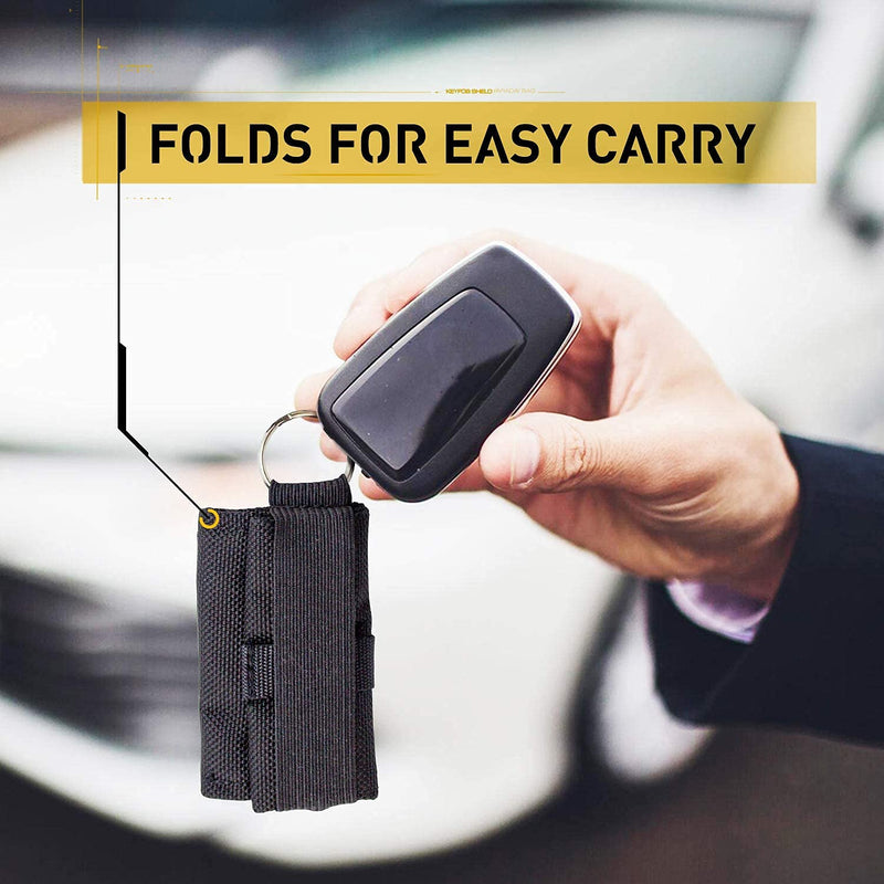  [AUSTRALIA] - Mission Darkness Faraday Bag for Keyfobs (2-Pack) // RF Shielding Protective Case for Smart Always On Keys Fobs Transmitters Small Electronics Vehicle Security Anti-Hacking Block Signal Relay