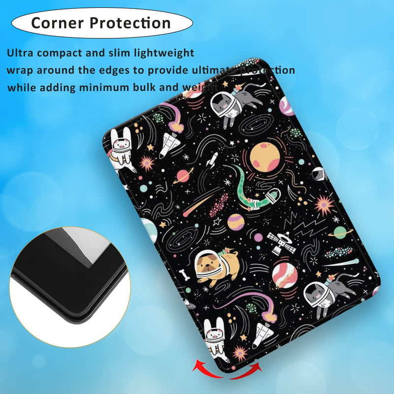  [AUSTRALIA] - Case for Kindle Paperwhite 11th Generation Case Cute 6.8 inch Kindle Paperwhite Signature Edition Case 2021 Released Kawaii Space Cat Slim Protective Shell Cover for 6.8'' Kindle Paperwhite 11 Gen