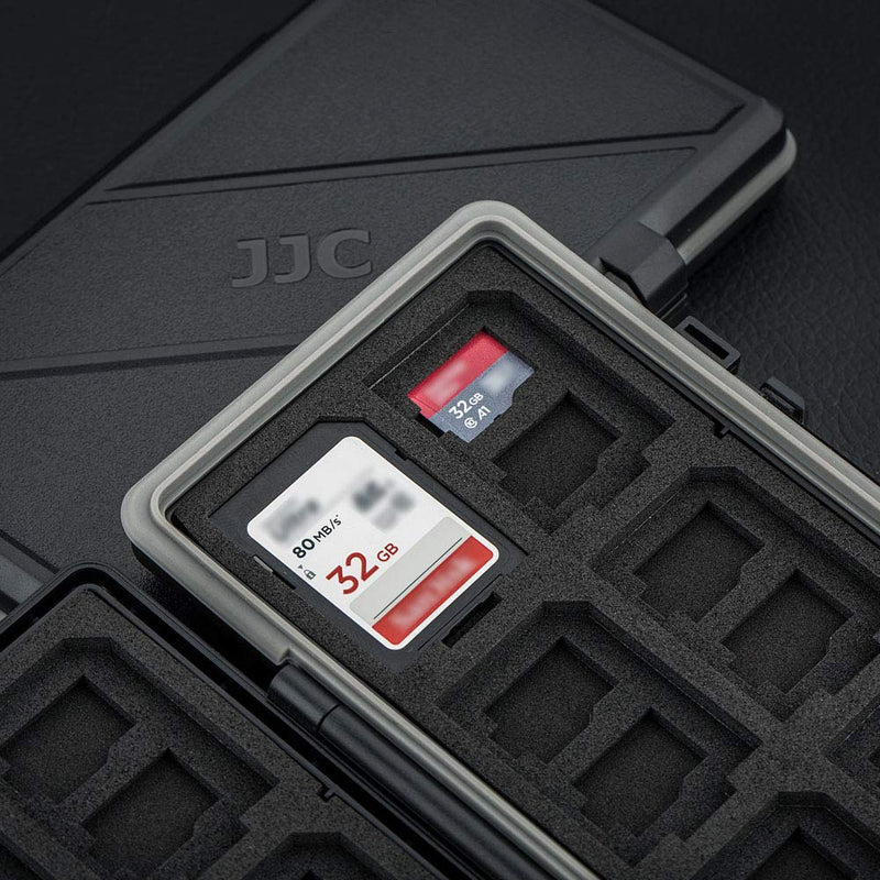 36 Slots Memory Card Case Holder Water-Resistant Keeper Wallet for 12 SD SDHC SDXC + 24 TF MSD MicroSD MicroSDHC MicroSDXC Memory Cards Storage Organizer For 12 SD + 24 TF / MSD - LeoForward Australia