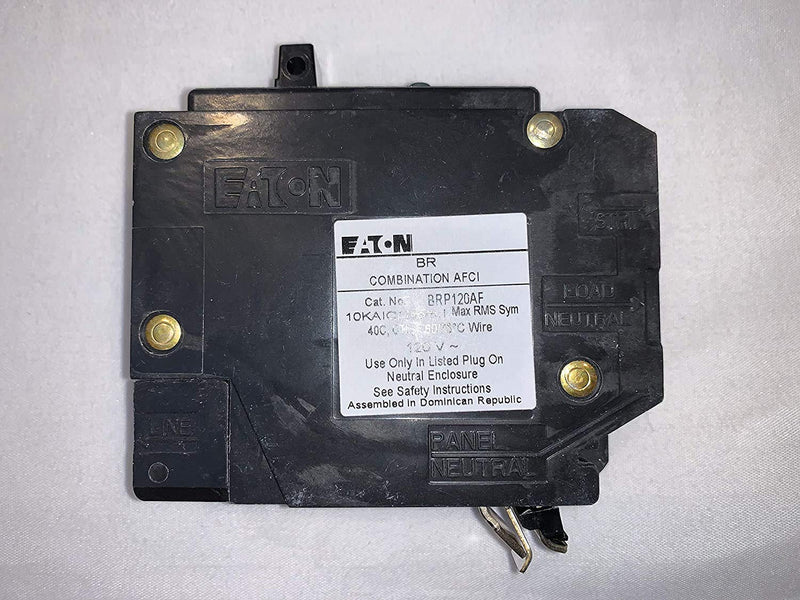  [AUSTRALIA] - Cutler-Hammer BRP115AF Eaton 15 amps Combination AFCI Single Pole Circuit Breaker, Black