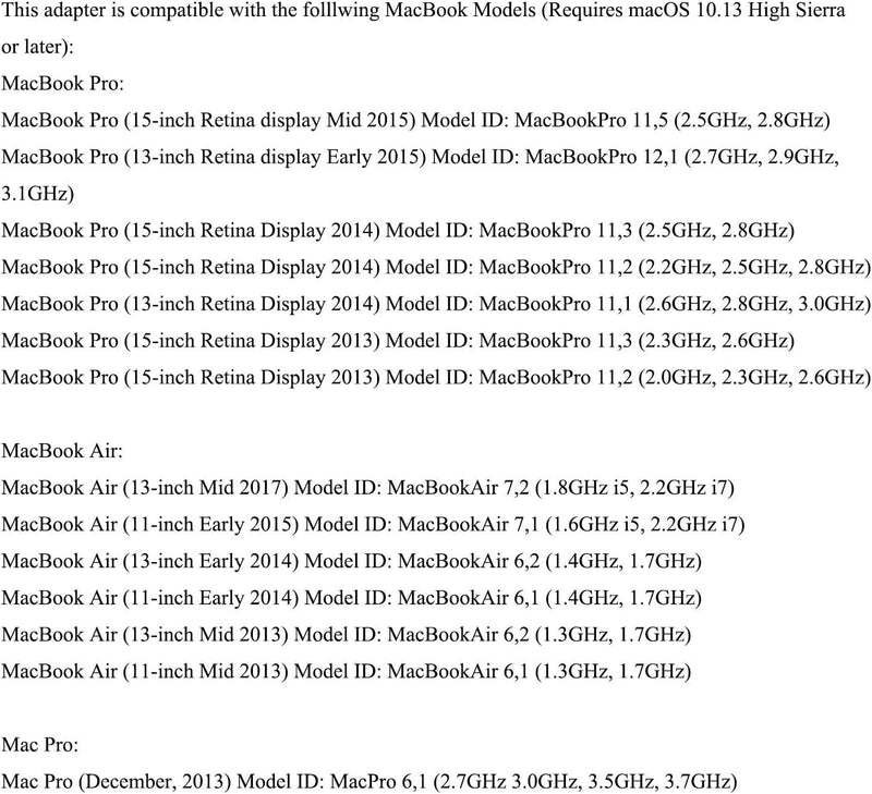  [AUSTRALIA] - Dogfish M.2 NVME PCIe 3.0 SSD Convert Adapter for MacBook Air Pro Retina Mid 2013 2014 2015 2016 2017, NVME/AHCI SSD Upgraded Kit for A1465 A1466 A1398 A1502