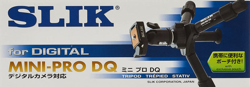  [AUSTRALIA] - SLIK Mini Pro DQ 2-Section Table-Top Tripod - Black