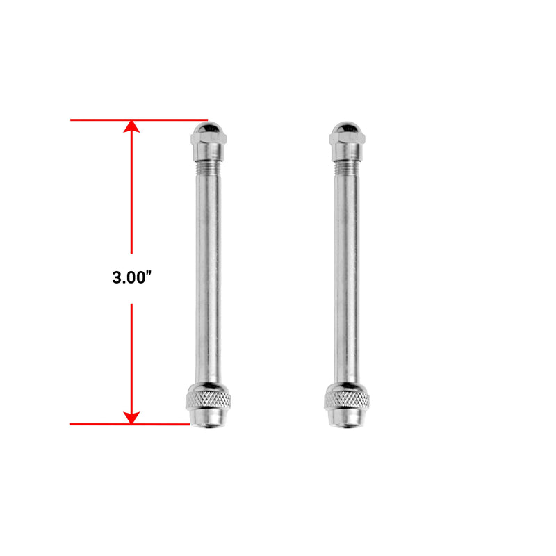 Pacific Dualies 18099 3 Inch Straight Valve Stem Extension - Set of 2 - LeoForward Australia