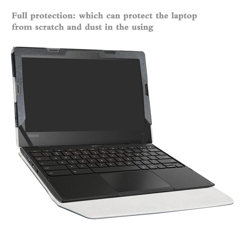 Alapmk Protective Case Cover for 11.6" Lenovo 500e Chromebook 2nd Gen& 300e Chromebook 2nd Gen& 100e Chromebook 2nd Gen Laptop(Warning:Not fit Lenovo 100e Windows&300e Windows 1st Gen),Black Black - LeoForward Australia