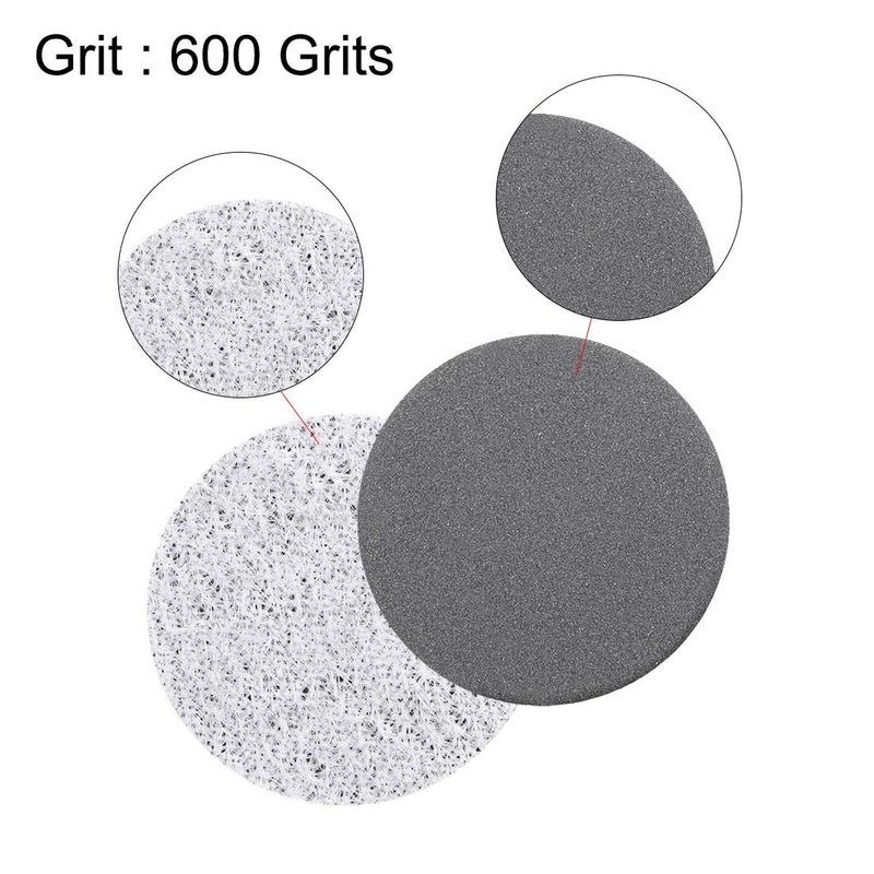  [AUSTRALIA] - uxcell 1-Inch Hook and Loop Sanding Disc Wet/Dry Silicon Carbide 600 Grit 100 Pcs