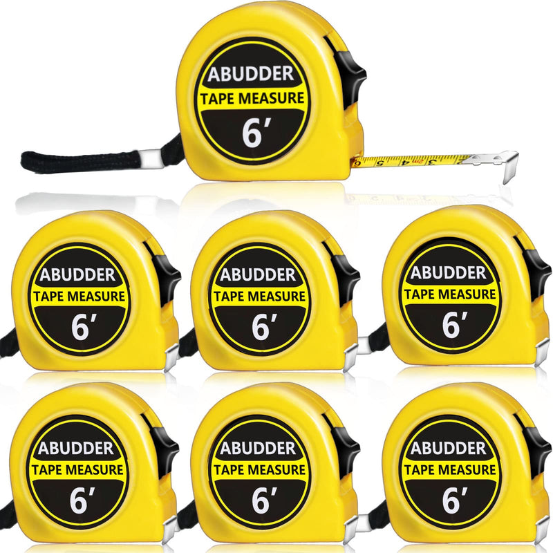  [AUSTRALIA] - 6 Pack Small Metric Tape Measures, Pocket Measuring Tape Bulk Retractable with Inches and Centimeters ,Measurement Tape 6 Feet
