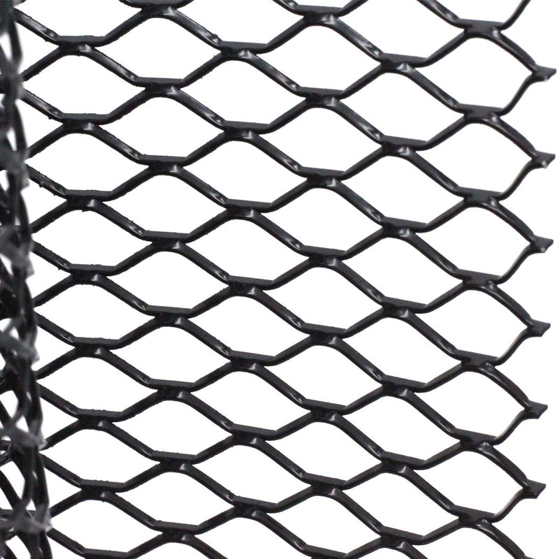  [AUSTRALIA] - AUTOT 40"x13" Car Grill Mesh 25x11mm Aluminum Alloy Grille Mesh Sheet Hexagon Type Black