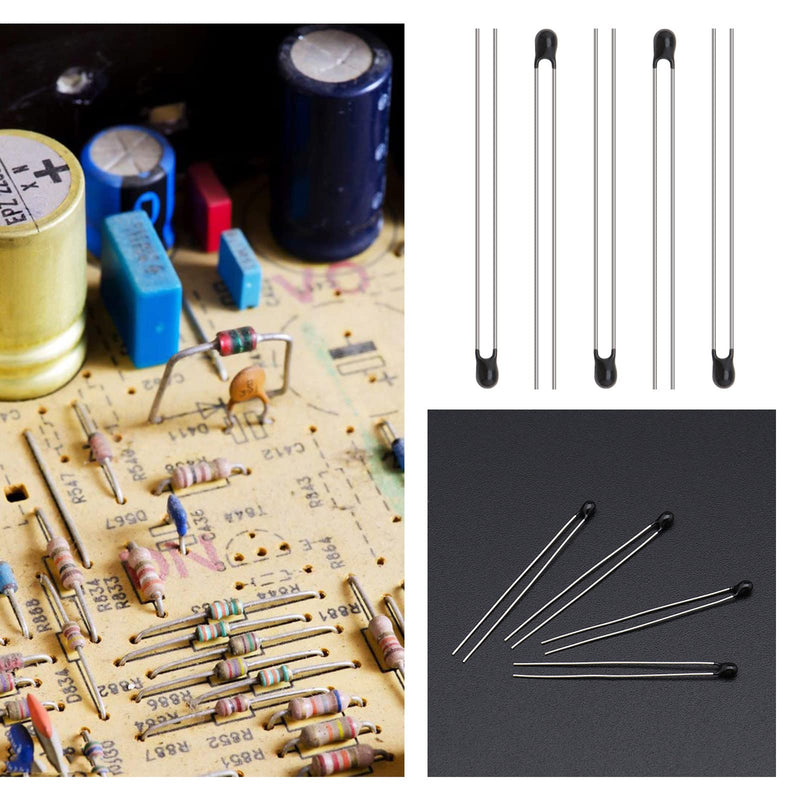  [AUSTRALIA] - Micro Traders 100PCS NTC Thermistors Resistor MF52-103/3950 10K Ohm -50-150? Temperature Sensor Negative Temperature Coefficient Thermistors