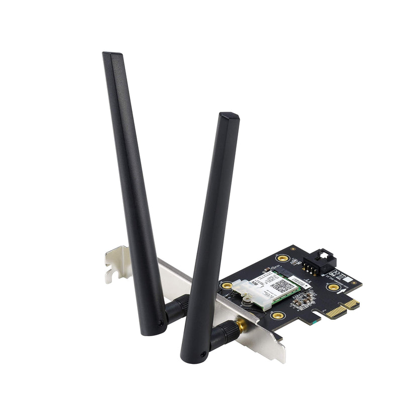  [AUSTRALIA] - ASUS PCE-AX3000 WiFi 6 (802.11ax) Adapter with 2 External Antennas. Supporting 160MHz for Total Data Rate up to 3000Mbps, Bluetooth 5.0, WPA3 Network Security, OFDMA and MU-MIMO