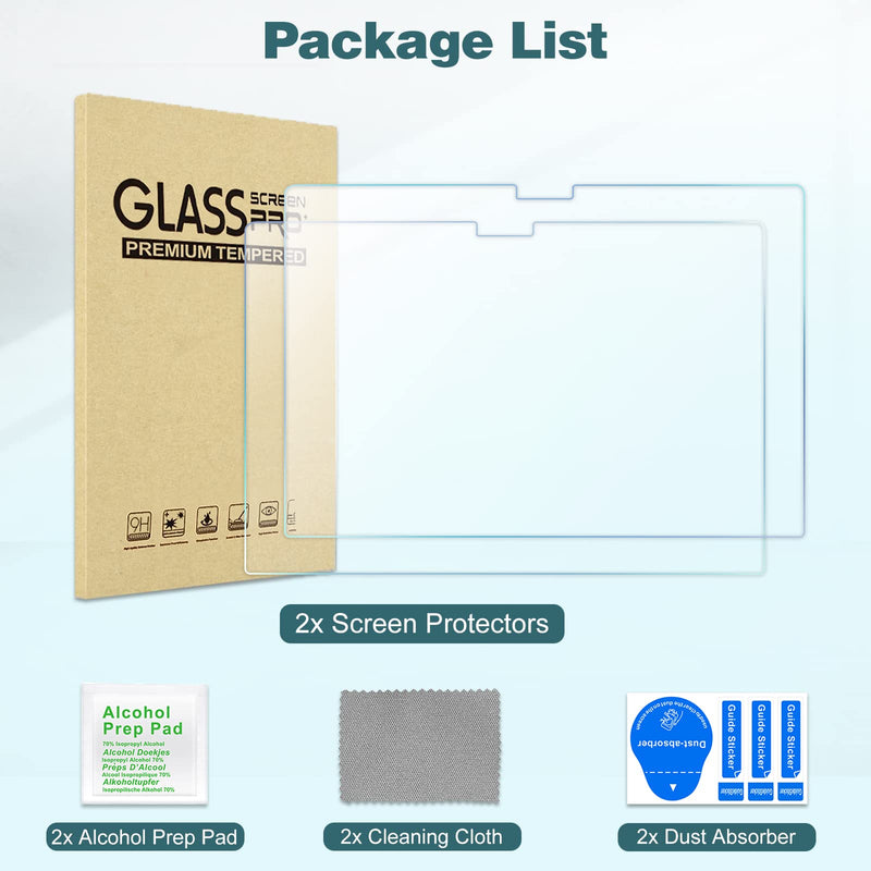  [AUSTRALIA] - ProCase Screen Protector Compatible with MacBook Air 13.6 Inch 2022 Released Model A2681, Tempered Glass Film Guard for MacBook Air 13.6 2022 A2681 with M2 Chip & Touch ID