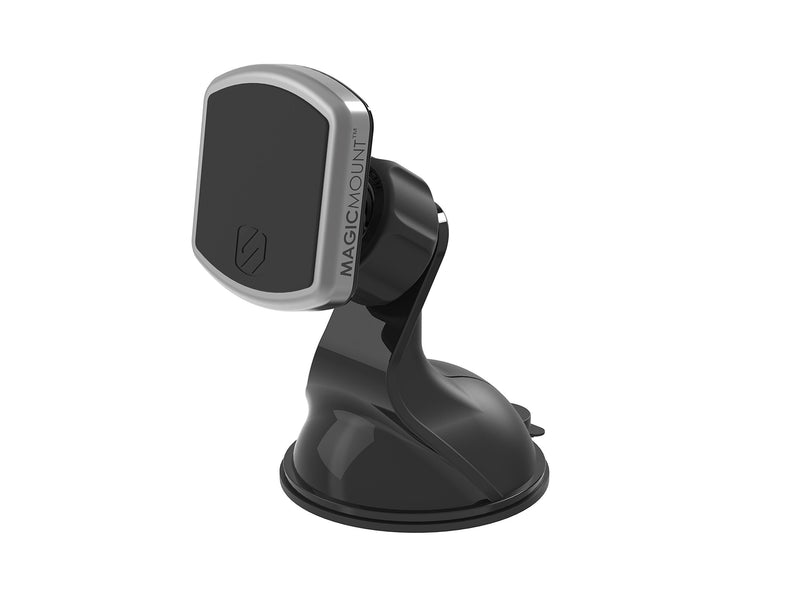  [AUSTRALIA] - Scosche MPWDB MagicMount Pro Magnetic Car Phone Holder Windshield or Dashboard Mount with Suction Cup - 360 Degree Adjustable Head, Universal with All Devices - Suction Mount, Black