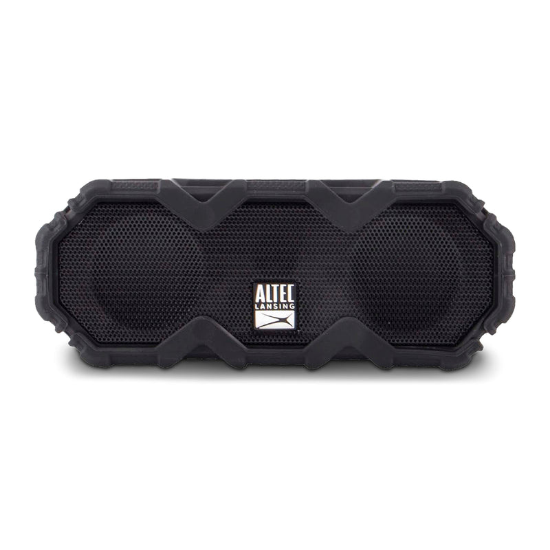  [AUSTRALIA] - Altec Lansing IMW479 Mini LifeJacket Jolt Heavy Duty Rugged Waterproof Ultra Portable Bluetooth Speaker up to 16 Hours of Battery Life, 100FT Wireless Range and Voice Assistant (Black) Black
