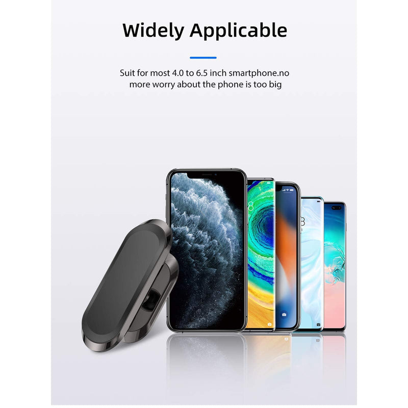  [AUSTRALIA] - 360degree Rotating Magnetic Car Phone Holder, Magnetic Phone Mount for Car,Multifunctional Lazy Desktop Magnet Holder, Suitable for IPhone, Huawei, Samsung and Other Devices Upgrade Silver