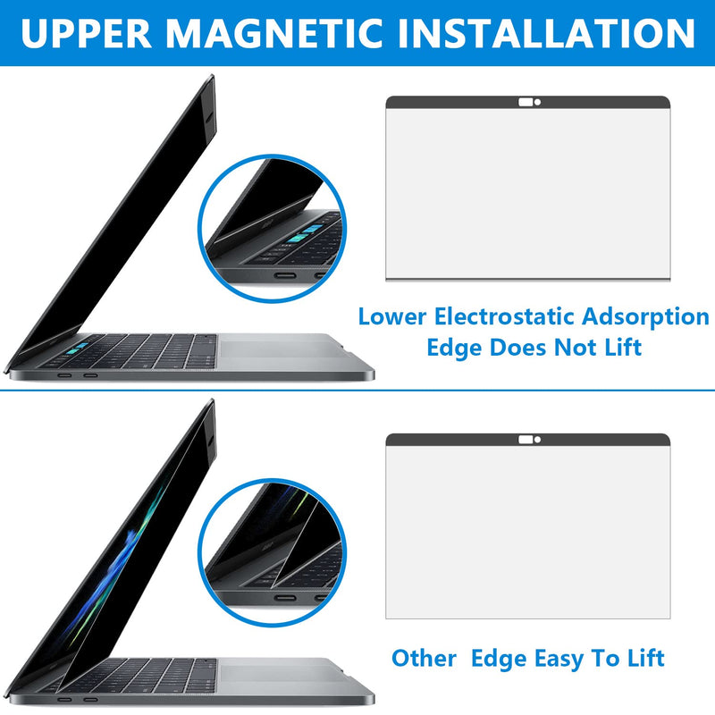  [AUSTRALIA] - Magnetic Macbook pro 13 inch privacy screen Protector,Removable Privacy Screen Filter for MacBook Air 13 inchs(2016-2022,M1)/(2018-2020,M1),-Anti-Spy/Anti Fingerprint/Anti Blue Light/Anti-Glare/Bubble Free MacBook Pro 13 inch -TPUMagnetic