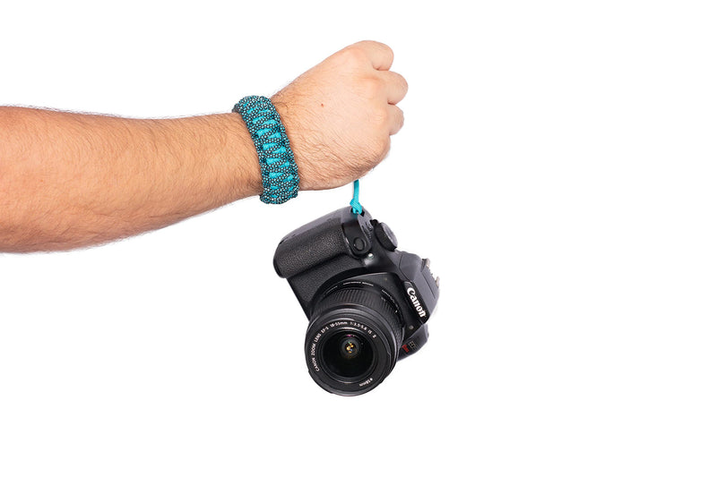  [AUSTRALIA] - Camera Wrist Strap - Secure camera strap for you camera DSLR and Mirrorless Cameras-Camera Strap for Phortographers Caribbean-diamond Turquise