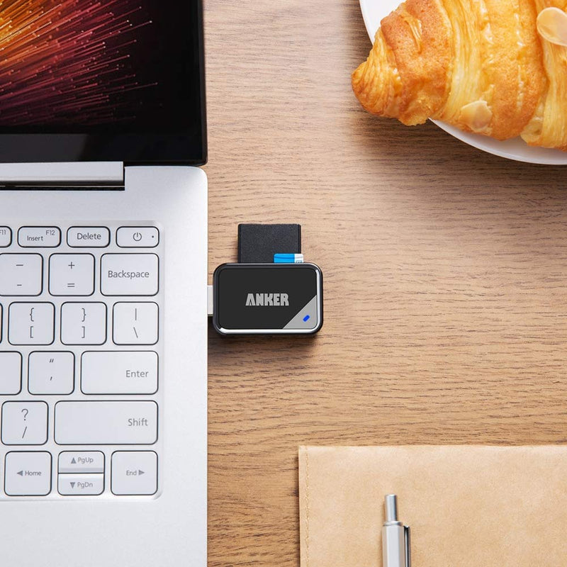 Anker 2-in-1 USB 3.0 SD Card Reader for SDXC, SDHC, SD, MMC, RS-MMC, Micro SDXC, Micro SD, Micro SDHC Card and UHS-I Cards - LeoForward Australia