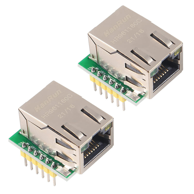  [AUSTRALIA] - AITRIP 2PCS USR-ES1 W5500 Chip New SPI to LAN Ethernet Converter TCP/IP Module Compatible with Arduino