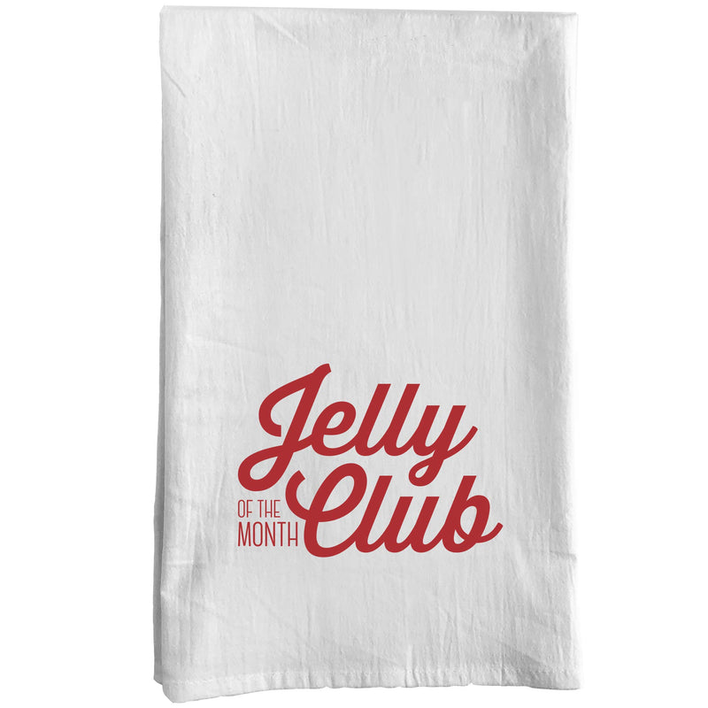  [AUSTRALIA] - RubiaRojo Christmas Kitchen Towels - Set of 4 Holiday Flour Sack Dishcloths – Jolliest Bunch of A-Holes, Jelly of The Month Club, It’s a Bit Nipply and Hallelujah Holy Sht – White Cotton Hand Towels