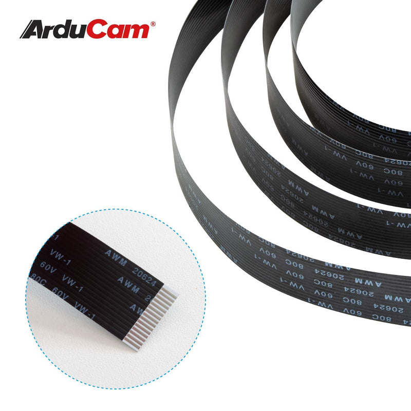  [AUSTRALIA] - Arducam Pi Camera Cable, Octoprint Octopi Webcam, Monitor 3D Printer, 3.28FT/100CM Long Extension Flex Ribbon Cable for Raspberry Pi, Black