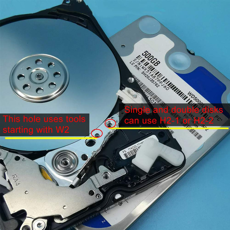 [AUSTRALIA] - 1 Set Hard Drive Repair Head Replacement Tool Kit White Hard Drive Combs Hard Disk Magnetic Head Data Recovery HDD Repairing Tool