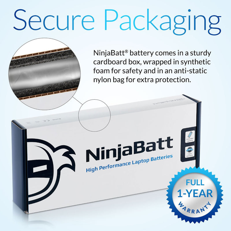  [AUSTRALIA] - NinjaBatt Battery for HP 807956-001 HS03 807957-001 807611-421 HSTNN-LB6U HS04 HP Notebook 15-AY039WM 15-AY009DX 15-AY041WM 15-AY052NR 15-AF131DX TPN-I119 G4/G5 240 245 246 250 256 - Long Lasting