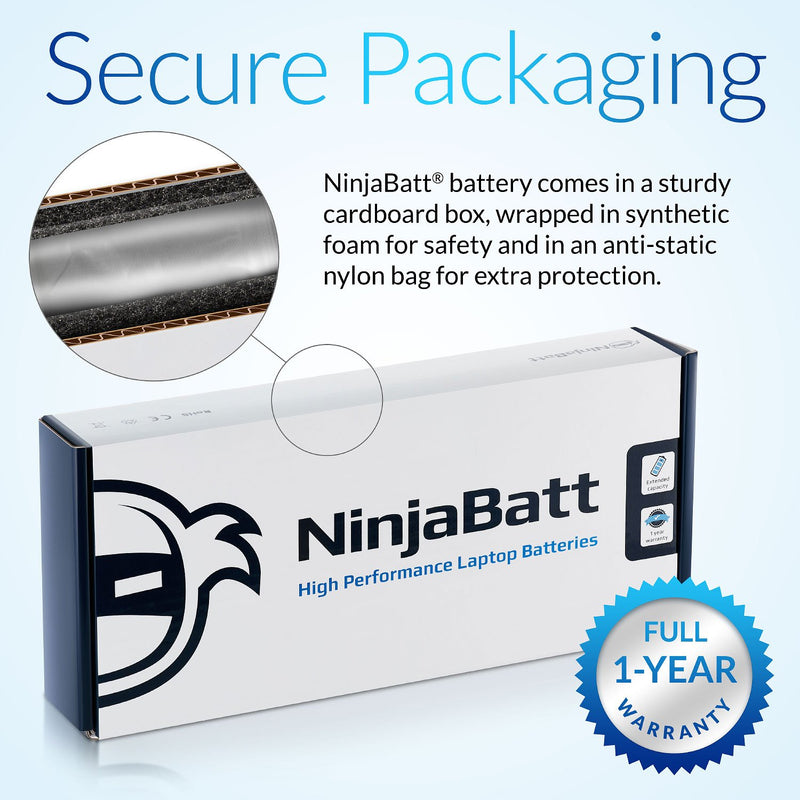  [AUSTRALIA] - NinjaBatt Battery for HP 800049-001 K104 800010-421 KI04 KIO4 HSTNN-LB6R 17-G121WM TPN-Q160 TPN-Q158 TPN-159 TPN-Q161 TPN-Q162 HSTNN-DB6T HSTNN-LB6S - High Performance [4 Cells/2200mAh/33Wh]