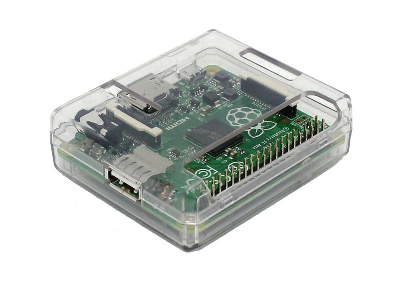 sb components Case for Raspberry Pi Model A+ (Plus) Colour: Clear Transparent Access to All Ports - LeoForward Australia