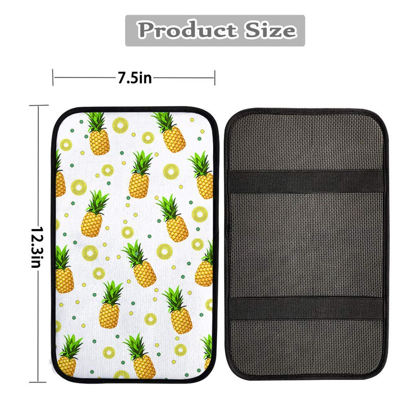  [AUSTRALIA] - doginthehole Sunflower Car Accessories for Women,Auto Center Console Pad,Universal Car Center Console Box Arm Rest Pads Cushion Protector Fit for Most Vehicle, SUV, Truck Sunflower Black