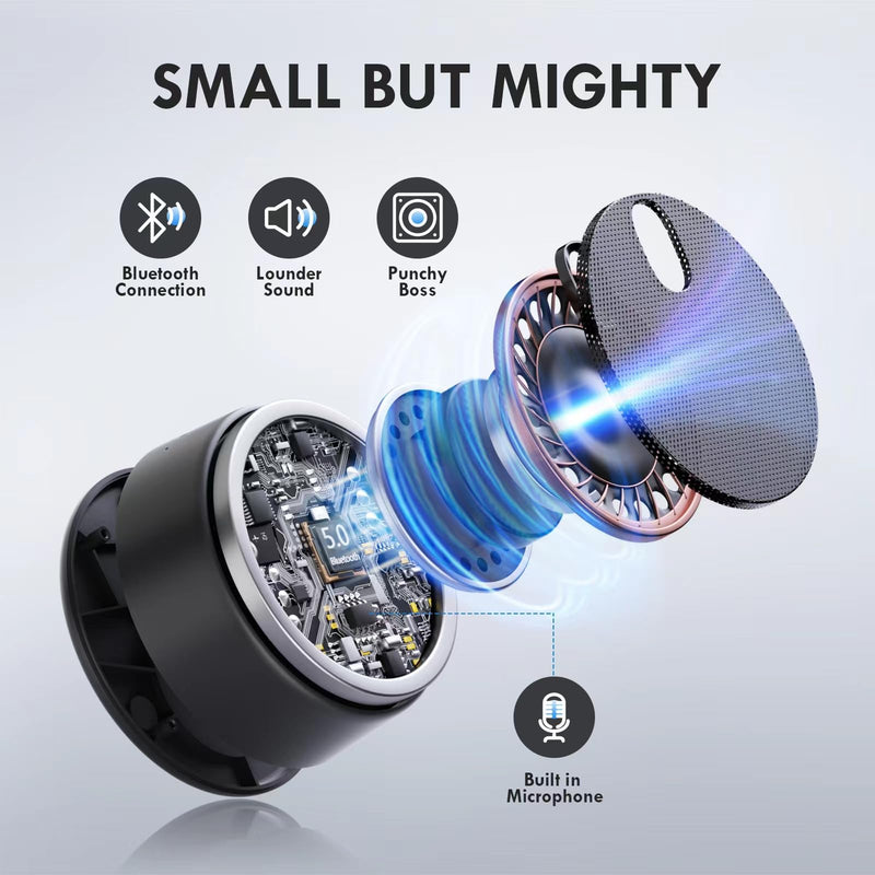  [AUSTRALIA] - ROFALL USB Computer Speakers with Microphone, PC Laptop Speaker with Mic, 3 Sound Modes, Hand Free Enhanced Voice Pick up, Compatible with Zoom for Personal Call and Home Office Meeting