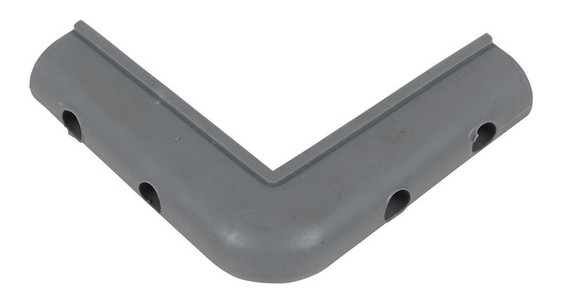 Vestil CB-1 Corner and Surface Guard, Thermoplastic Rubber, 3-1/8" Length, 3-1/8" Width, 5/8" Height, 5/8" Thick, 28 per Carton Rubber/Steel - LeoForward Australia