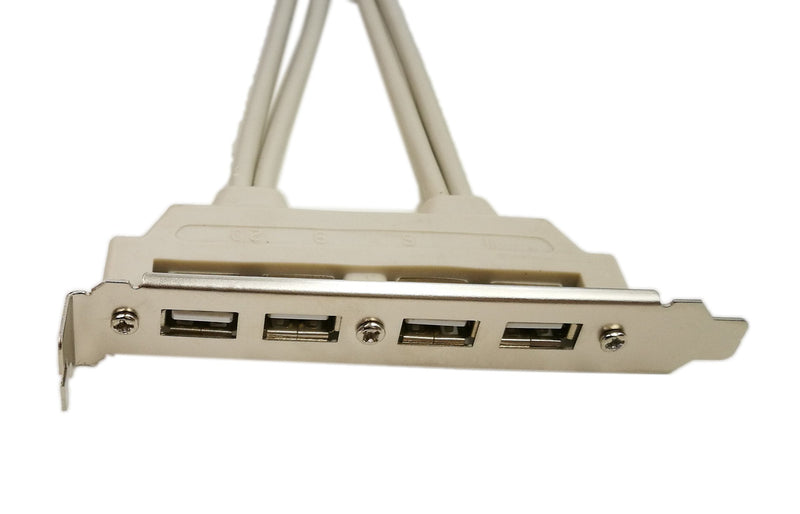 [AUSTRALIA] - zdyCGTime Motherboard 4 Ports USB 2.0 Hubs Expansion Rear Panel Header Bracket