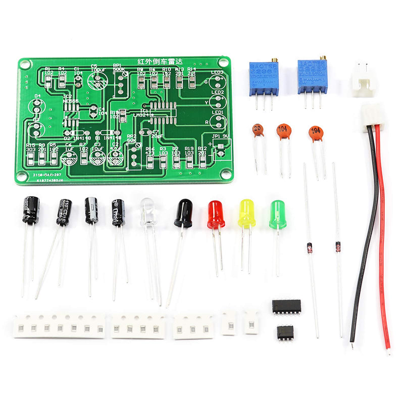  [AUSTRALIA] - Gikfun SMD Infrared Reversing Radar Practice Soldering Kit Welding Training Board for Arduino DIY EK1950