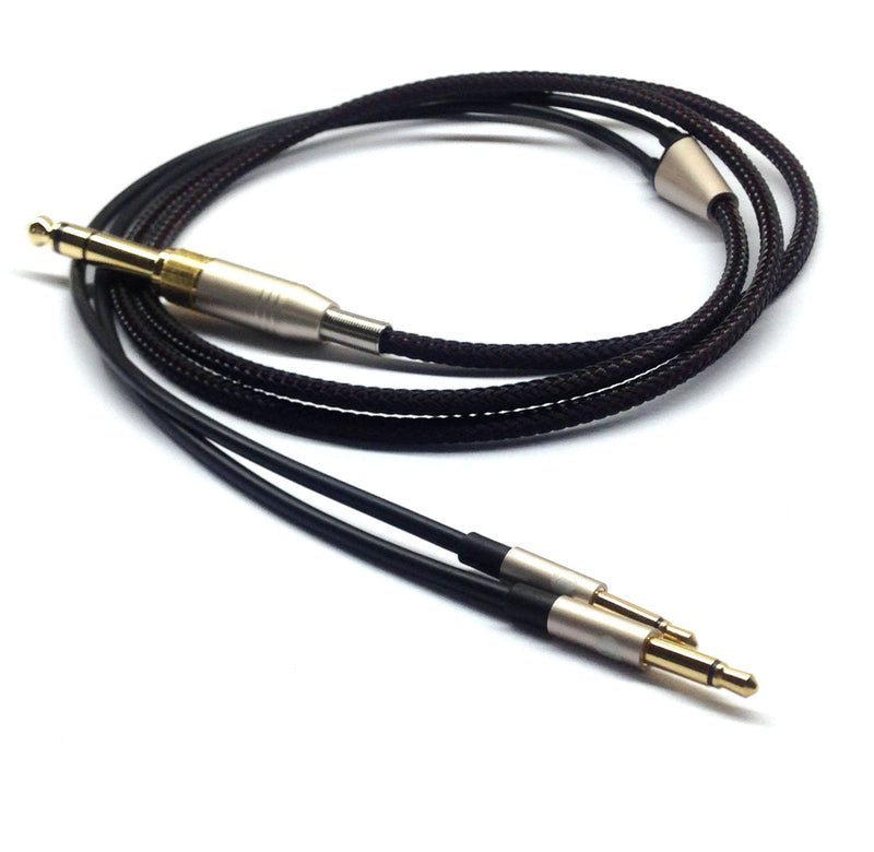  [AUSTRALIA] - NewFantasia Replacement Audio Upgrade Cable Compatible with Denon AH-D600, AH-D7200, AH-D7100, AH-D9200, AH-D5200, Meze 99 Classics, Focal Elear Headphones Black 3meters/9.9ft