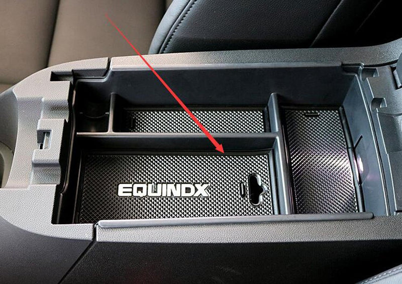  [AUSTRALIA] - Salusy Car Center Console Armrest Box Glove Box Secondary Storage Tray Compatible with Chevrolet Equinox 2018 2019